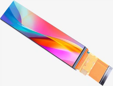 0.99 inci Skrin LCD IPS Sentuhan Kecil Kecerahan 40*160mm 500nit