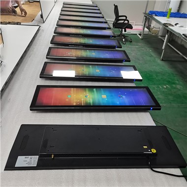 37inch bar type lcd display digital signage