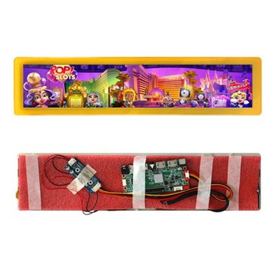 Paparan LCD Jenis Bar Regangan OEM 15.1 inci Dengan Skrin Panel Sentuh