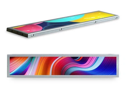 Paparan LCD Jenis Bar Regangan 15.1 inci Skrin Panel Pengiklanan Rentang