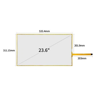 SCT Skrin Sentuh 3M3250 23.6 inci 98-0003-3686-1 Sensor Sentuh